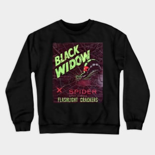 Back Widow Fireworks Crewneck Sweatshirt